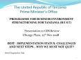The United Republic of Tanzania Prime Minister PowerPoint PPT Presentation