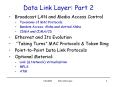 Data Link Layer: Part 2 PowerPoint PPT Presentation