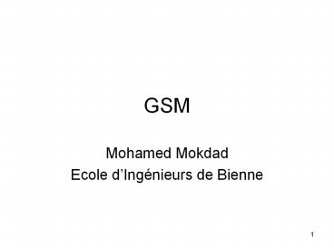 GSM
