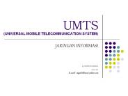 UMTS (UNIVERSAL MOBILE TELECOMMUNICATION SYSTEM)