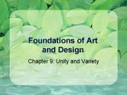 Foundations of Art and Design