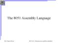 The 8051 Assembly Language PowerPoint PPT Presentation