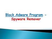 Block Adware Virus Through Spyware Remover