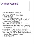 Animal Welfare PowerPoint PPT Presentation