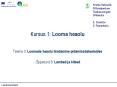 Kursus 1: Looma heaolu  Teema 3: Loomade heaolu hindamine pidamiss PowerPoint PPT Presentation