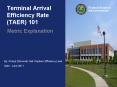 Terminal Arrival Efficiency Rate (TAER) 101 PowerPoint PPT Presentation