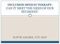 KATIE ADAMS, CCC-SLP PowerPoint PPT Presentation