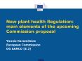 New plant health Regulation: main elements of the upcoming Commission proposal PowerPoint PPT Presentation