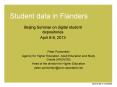 Student data in Flanders PowerPoint PPT Presentation