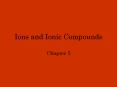 Ions and Ionic Compounds PowerPoint PPT Presentation