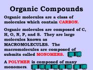 Organic Compounds