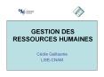 GESTION DES RESSOURCES HUMAINES PowerPoint PPT Presentation