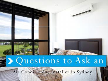 Find the Right Air Conditioning Expert in Sydney