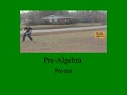 Pre-Algebra