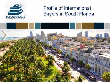 Profile of International Buyers in South Florida