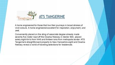 ATS tangerine gurgaon