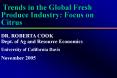 Trends in the Global Fresh Produce Industry: Focus on Citrus PowerPoint PPT Presentation