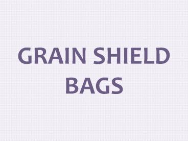 Storezo Grain Storage Bags