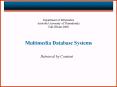 Multimedia Database Systems PowerPoint PPT Presentation