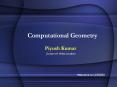 Computational Geometry PowerPoint PPT Presentation