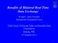 Benefits of Bilateral Real Time Data Exchange PowerPoint PPT Presentation