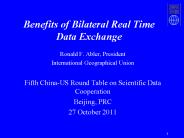 Benefits of Bilateral Real Time Data Exchange
