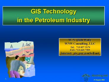 GIS Technology in the Petroleum Industry