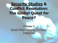 Security Studies PowerPoint PPT Presentation