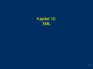 Kapitel 10: XML