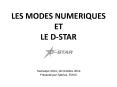 LES MODES NUMERIQUES ET LE D-STAR PowerPoint PPT Presentation