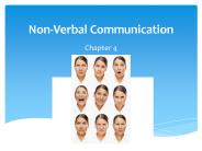 Non-Verbal Communication
