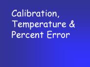 Calibration, Temperature
