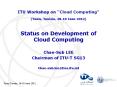 Status on Development of Cloud Computing PowerPoint PPT Presentation