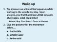 Wake-up PowerPoint PPT Presentation