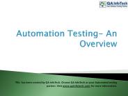 Automation testing
