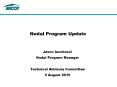 Nodal Program Update PowerPoint PPT Presentation