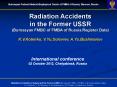 Radiation Accidents in Russia and the Former USSR (Burnasyan FMBC of FMBA of Russia Register Data) PowerPoint PPT Presentation