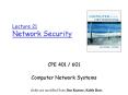 Lecture 21 Network Security PowerPoint PPT Presentation