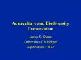 Aquaculture and Biodiversity Conservation PowerPoint PPT Presentation
