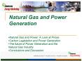 Natural Gas and Power Generation PowerPoint PPT Presentation