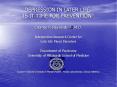 DEPRESSION IN LATER LIFE: IS IT TIME FOR PREVENTION? PowerPoint PPT Presentation