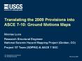 Translating the 2009 Provisions into ASCE 7-10: Ground Motions Maps PowerPoint PPT Presentation