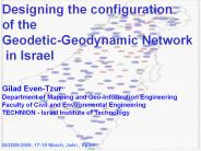 Designing the configuration