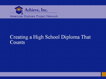 American Diploma Project