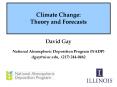 Climate Change: Theory and Forecasts PowerPoint PPT Presentation