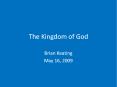 The Kingdom of God PowerPoint PPT Presentation