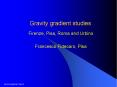 Gravity gradient studies PowerPoint PPT Presentation