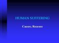 HUMAN SUFFERING PowerPoint PPT Presentation