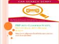 PHP Auto Classifieds Script, Auto Classifieds Script, Second Hand Auto Dealer Script PowerPoint PPT Presentation