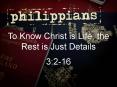 To Know Christ is Life, The Rest is Just Details PowerPoint PPT Presentation